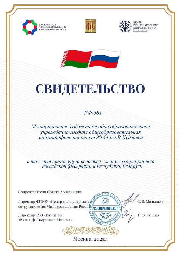Достижения